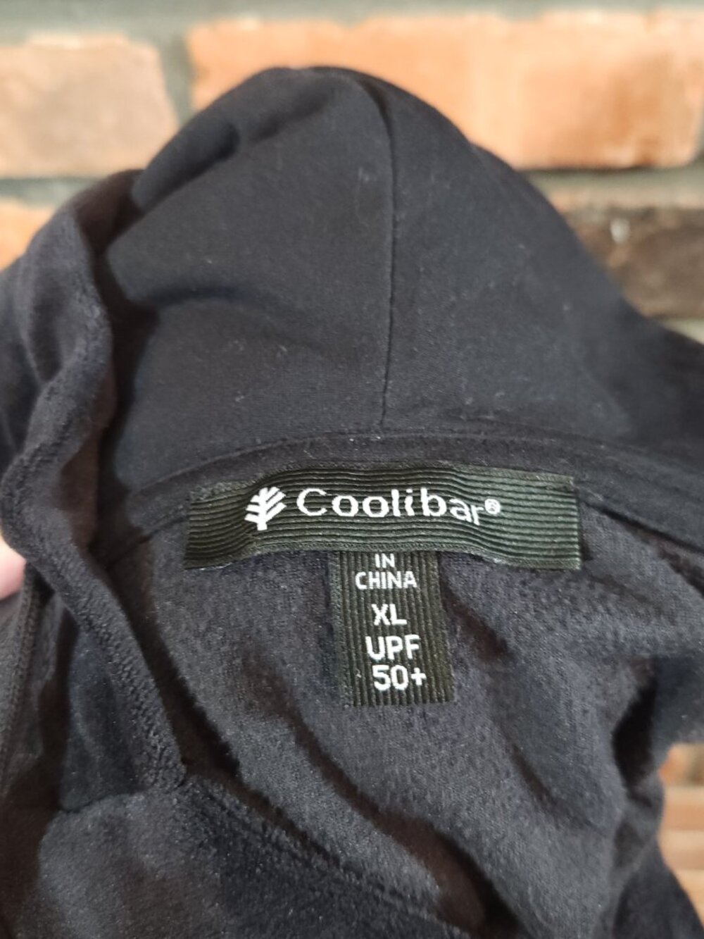Coolibar Beach Velour Hoodie in Black UPF 50+ Comfy Cozy Casual Women's XL - Picture 6 of 6
